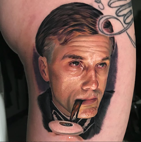 Evan Olin - Christoph Waltz as Hans Landa 